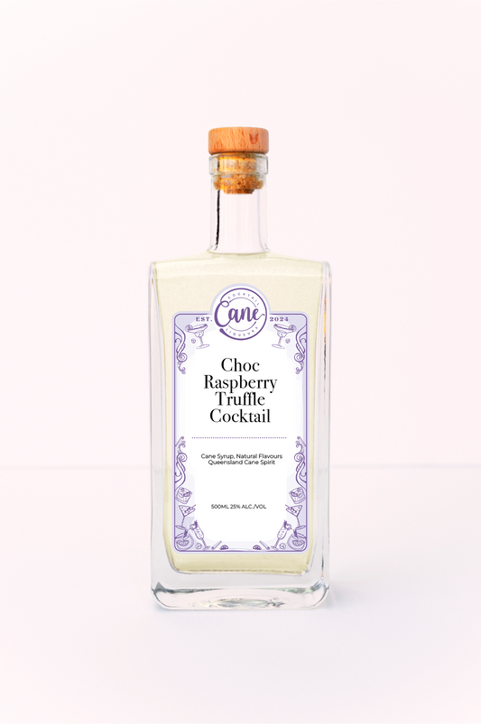 Choc Raspberry Truffle Cocktail | Cane Cocktail Liqueurs
