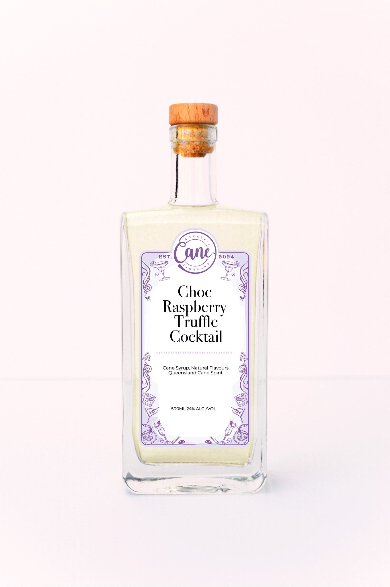 Choc Raspberry Truffle Cocktail | Cane Cocktail Liqueurs