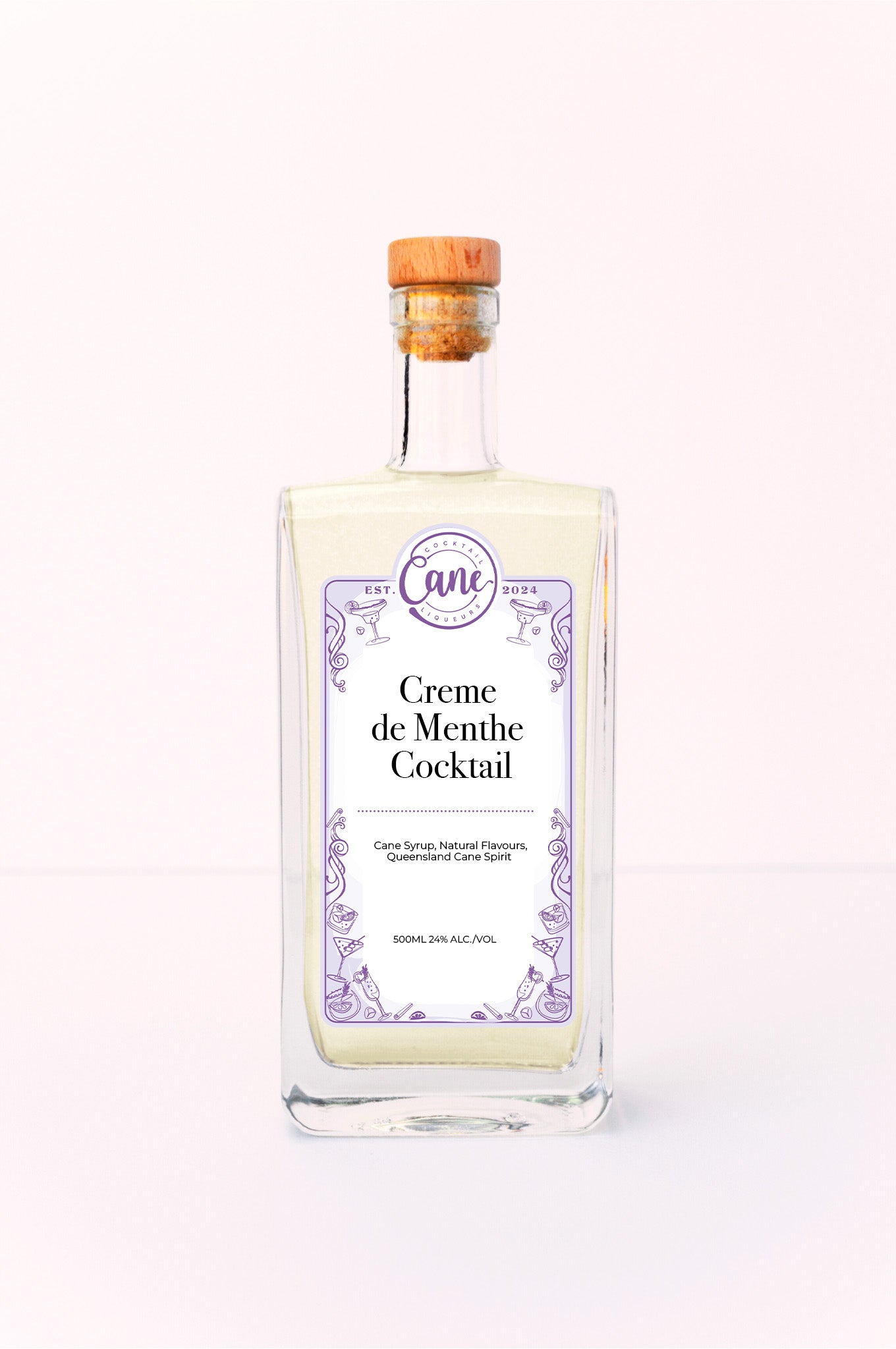 Creme de Menthe Cocktail | Cane Cocktail Liqueurs