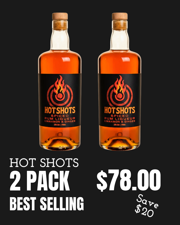 Hot Shots Rum Liqueur  2 pack – 2 x 700ml