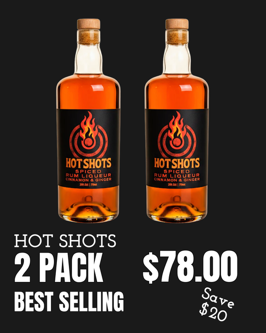 Hot Shots Rum Liqueur  2 pack – 2 x 700ml