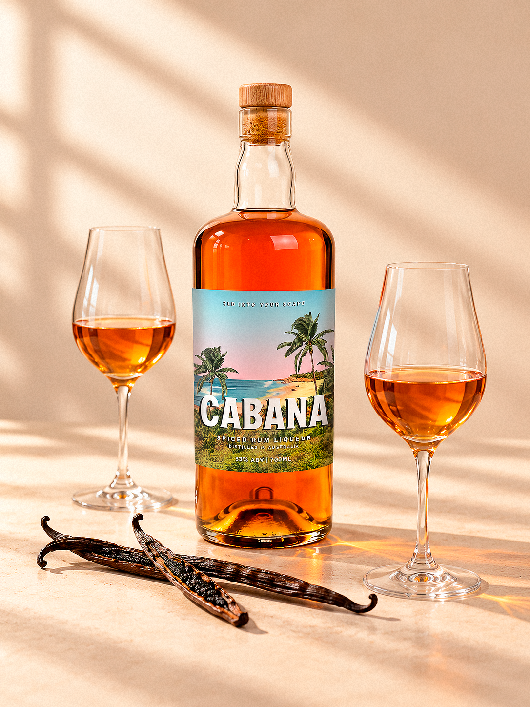 Cabana Spiced Rum Liqueur LAUNCH PRICE – 700ml Vanilla & Aromatic Spices
